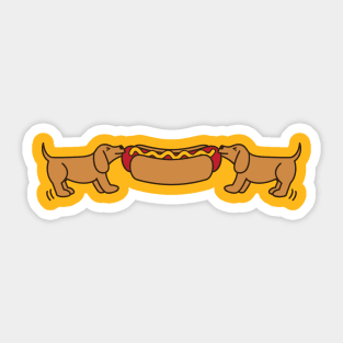 Hot Dog-o-War Sticker